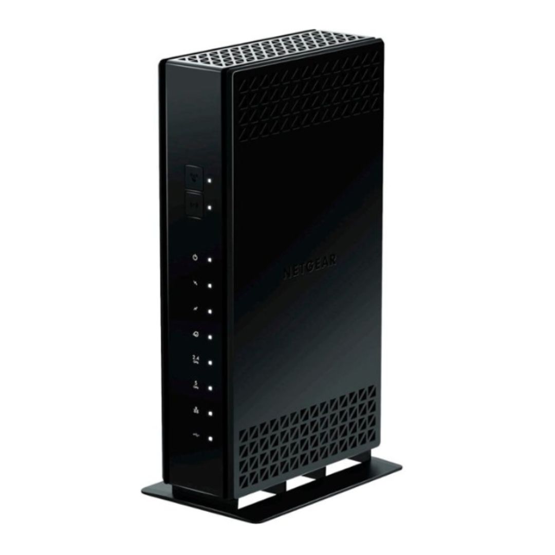 NETGEAR – AC1200 Router with 16 x 4 DOCSIS 3.0 Cable Modem – Black